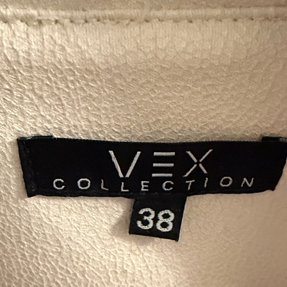Vex White Biker Jacket - Picture 2 of 5
